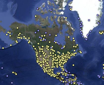 08 01 2016 Peace Vase Map of Turtle Island Alaska Canada USA Hawaii Mexico